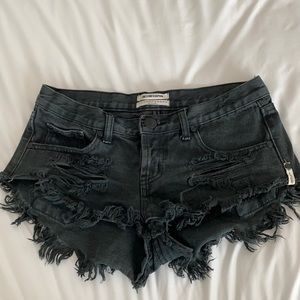 One Teaspoon Jean Shorts